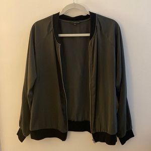 Army Green Bomber Jacket
